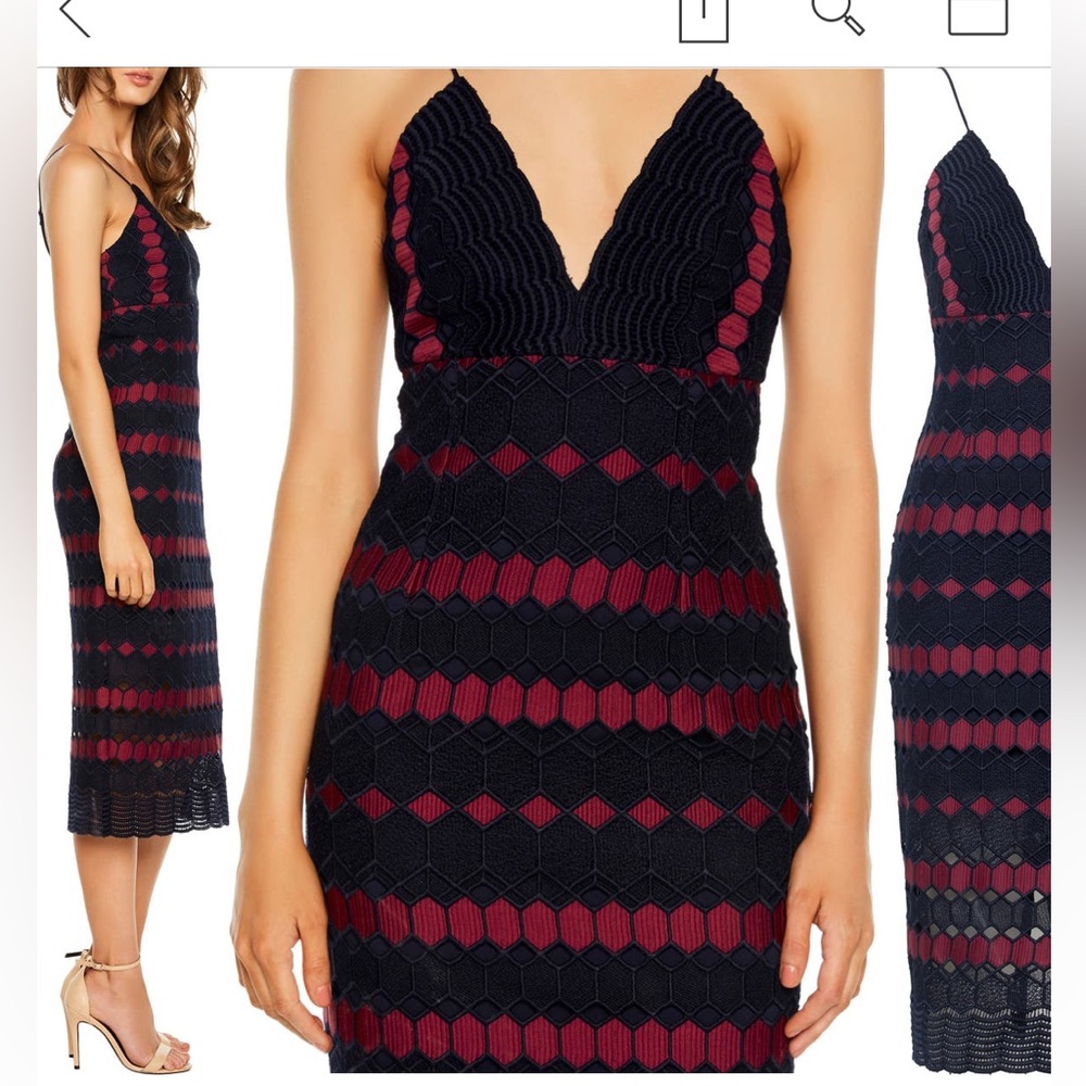 Bardot Diamond Lace Dress - brand new!!! - Picture 2 of 7